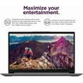 thumbnail image 5 of Lenovo Ideapad 1 15.6" HD Student Laptop, Intel Celeron N4500, 1.1GHz, 4GB DDR4 Memory, 128GB eMMC, One-year Office 365, Intel UHD Graphics, Windows 11 Home in S Mode, Cloud Grey, 82LX00DGUS, 5 of 7