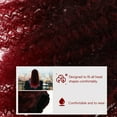 thumbnail image 3 of Minkissy Synthetic Afro Curly Ponytail Hair Extension Dark Red Drawstring Design for Updo and Parties, 3 of 6