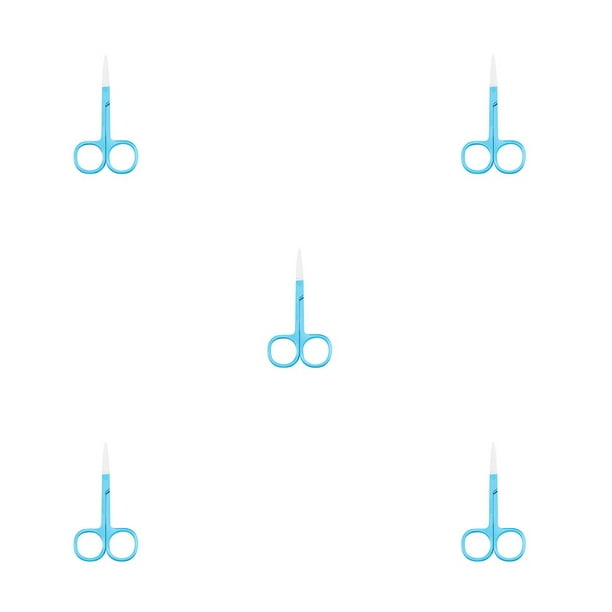 Vogacara Pinza para cutículas de uñas, tijeras de acero inoxidable, galvanoplastia, resistente al agua, conveniente pinza para el pelo de la nariz, azul Type2 NO2 Vogacara CBP288406