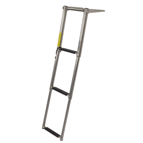 Garelick Boat Drop Ladder 19619-34 | 3 Step 38 Inch Telescoping