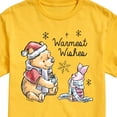 thumbnail image 3 of Disney Winnie The Pooh - Pooh & Piglet Warmest Wishes Christmas - Men's Short Sleeve Graphic T-Shirt, 3 of 5
