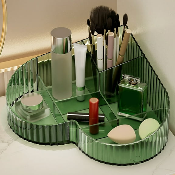 Raindrops Makeup Organizer Skincare Organizer Bathroom Countertop Storage Box