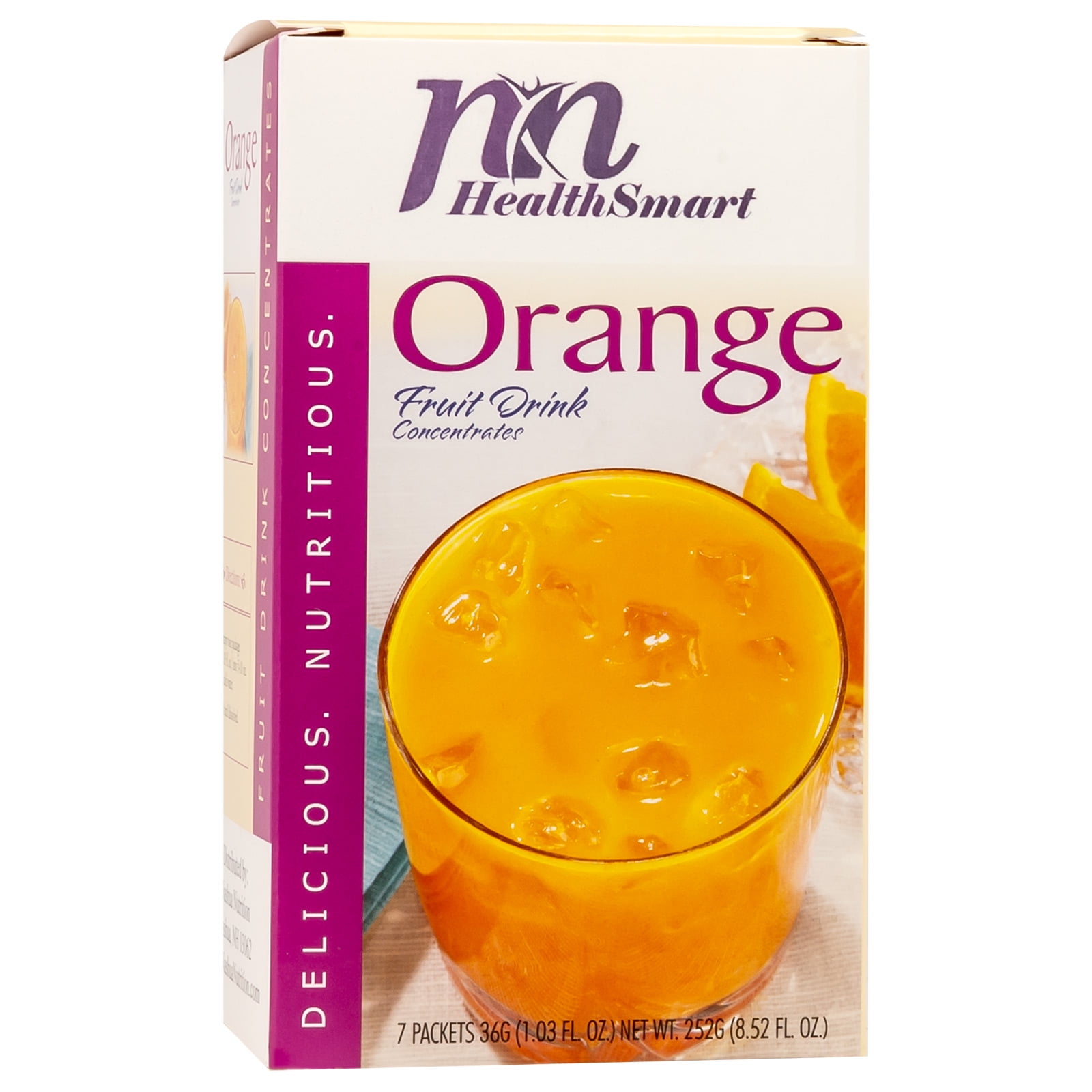 HealthSmart High Protein Fruit Drink Liquid Concentrate Orange