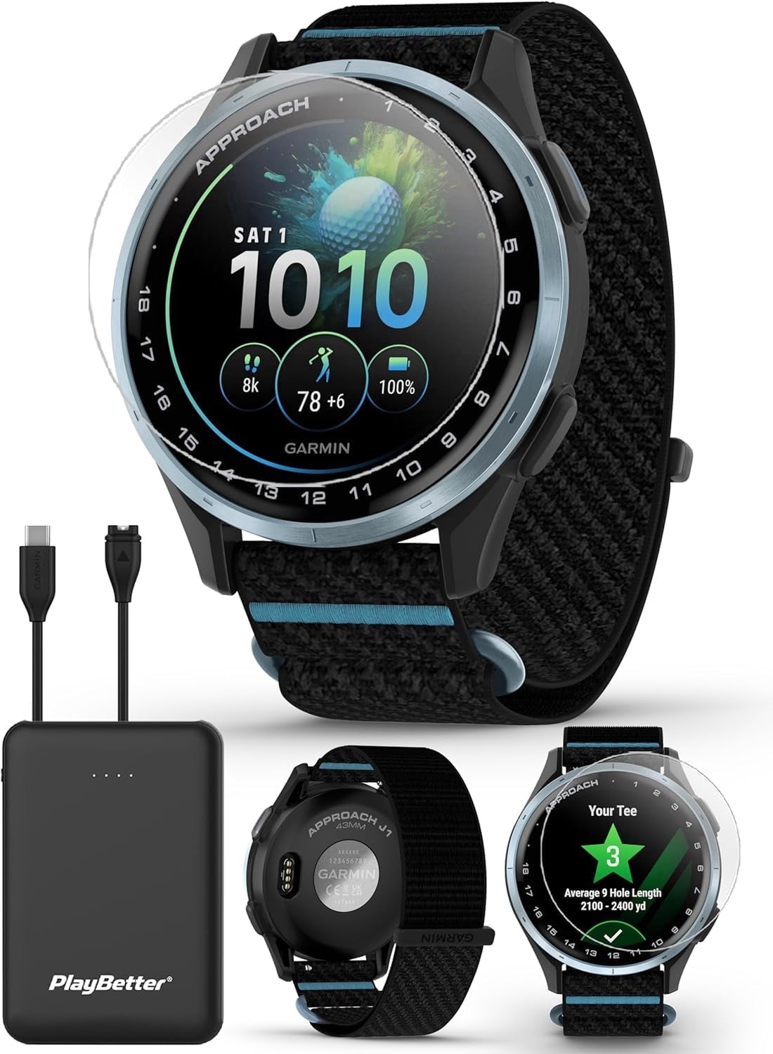 Garmin Approach S20 GPS Golf Watch, Black - Walmart.com