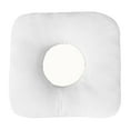 thumbnail image 1 of Cojín de asiento relleno con forma de donut, almohadilla de lactancia, almohadilla portátil y cómoda con forma de donut, cojín de donut para viajes, blanco, 1 of 8