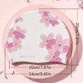thumbnail image 3 of 1pc Silicone Swimming Cap, Cute Plus Size Waterproof Non-slip Elastic Swimming Cap, 3 of 5