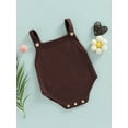 thumbnail image 3 of Bagilaanoe Newborn Baby Boys Girls Knit Romper Sleeveless Spaghettic Strap One Piece Knitted Jumpsuits 3M 6M 12M 18M Bodysuits, 3 of 8