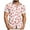 Watermelon Red, variant on COSFO Button Down Shirts for Men Short Sleeve Valentine's Day Love Heart Tops Graphic Collared with Pocket Loose Fit Mens Shirts