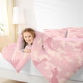 thumbnail image 4 of Feelyou Retro Camo Teen Twin Comforter Sets, Pink Dinosaur Animal Bedding Set, 2pcs, 4 of 8