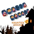 thumbnail image 2 of Farfi 24 unids/set de uñas estilo Halloween para niños, punta usable colorida para niños, cubierta completa, uñas postizas autoadhesivas para regalo, 2 of 5