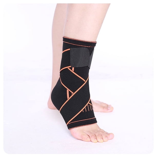 1 tobillera transpirable y cómoda para hombres y mujeres para evitar lesiones. La tobillera de compresión ajustable se utiliza para esguinces de tobillo y lesiones deportivas () brillar Electrónica