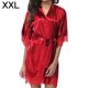 thumbnail image 1 of Mujeres Sexy Encaje Camisón Ropa de dormir Ropa interior Bata Albornoz Regalo, Rojo, XXL Vogacara XX000136-19, 1 of 7