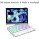 thumbnail image 3 of Teclado Táctil Giratorio 360° para iPad 10ª Generación 2022, Teclado Retroiluminado de 10.9 Pulgadas con Trackpad Integrado, Cubierta de Teclado Plegable Bluetooth para iPad 10, 3 of 7