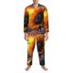 thumbnail image 3 of Fotbe Sunset Coast Sunflower Pijama de Hombre con Estampado de Manga Larga, Conjunto de 2 Piezas, Ropa de Dormir Suave y Cómoda con Bolsillos-XX-Large, 3 of 7