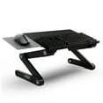 thumbnail image 6 of Adjustable Keyboard Stand and Mouse Tray – WorkEZ Aluminum Ergonomic Keyboard Riser for Desk or Standing Setup, Negative Tilt Keyboard Shelf for Comfortable Typing (Black), 6 of 9