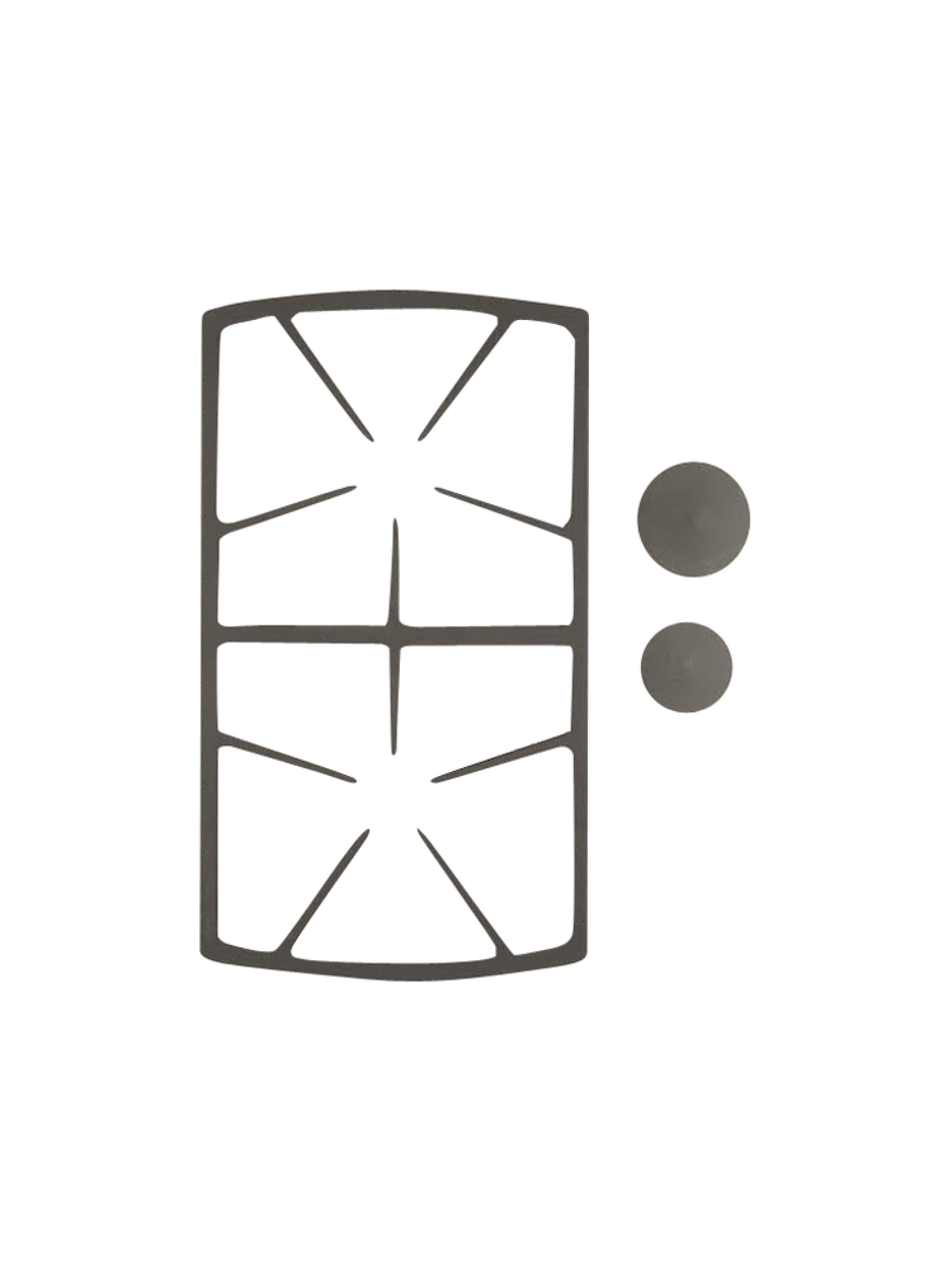 72466SB Dacor Cooktop Grate Pack Extended