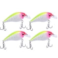 thumbnail image 1 of 4Pcs Artificial Simulation Plastic Minnow Crank Rock Lure Bait Fishing Accessory5#, 1 of 14