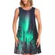 thumbnail image 1 of Fotbe Northern Lights 2 Vestido de Verano sin Mangas para Mujer – Vestido Midi Línea A, Estilo Camiseta Floral, Vestido Playero Casual y Fluido, 1 of 7