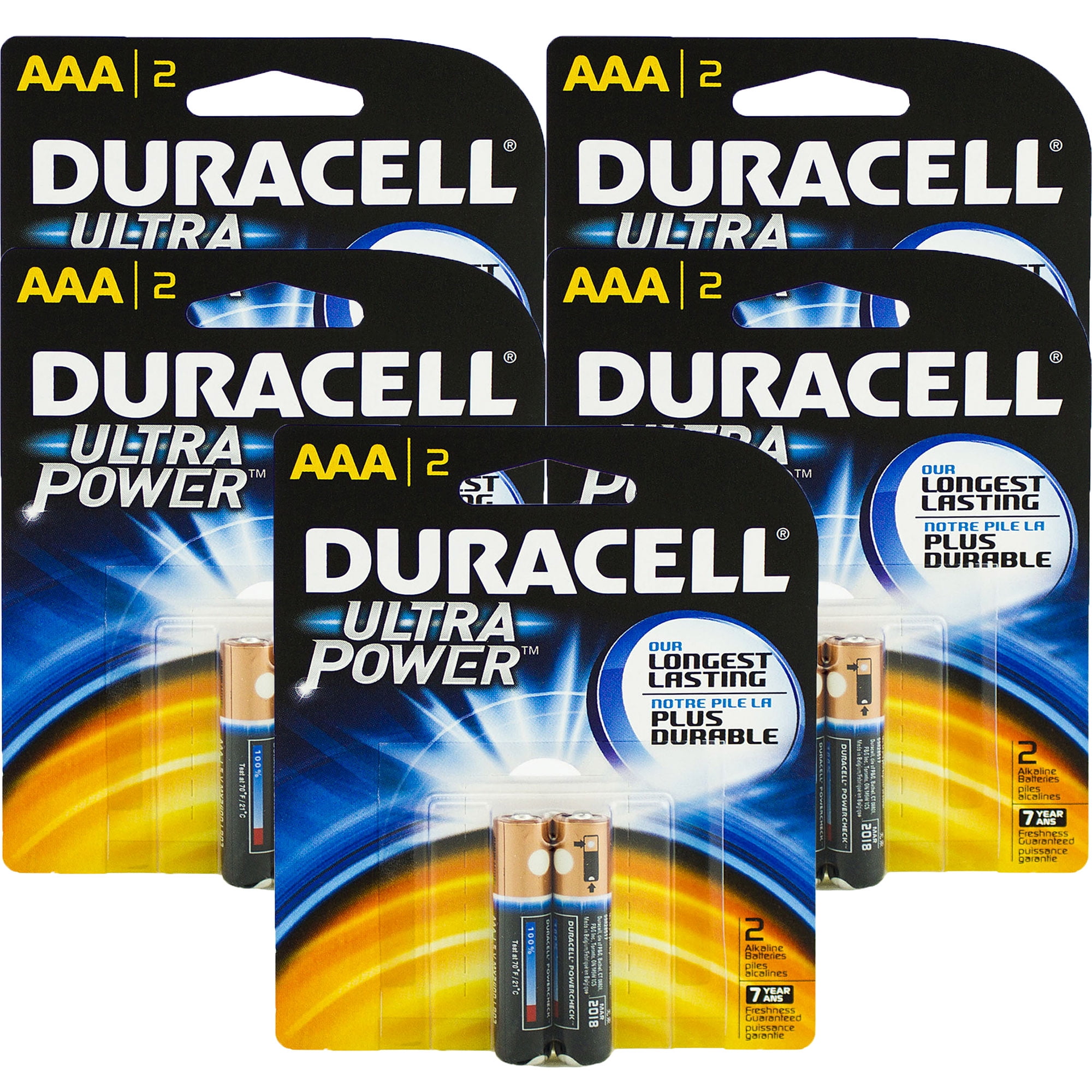 Duracell Ultra Set de 4 Piles Rechargeable Type AAA 850 Mah