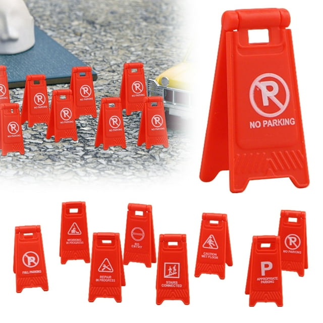 Interactive Roadblock Toy For Kids Educational Traffic Barrier Set Durable Construction Preschoolers Toddlers Early Learning Toy