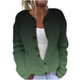 thumbnail image 2 of LOVZFMLL Cardigan for Women Ladies' Casual Printed Knitted Cardigan With Button Up Jacket And Top, 2 of 5