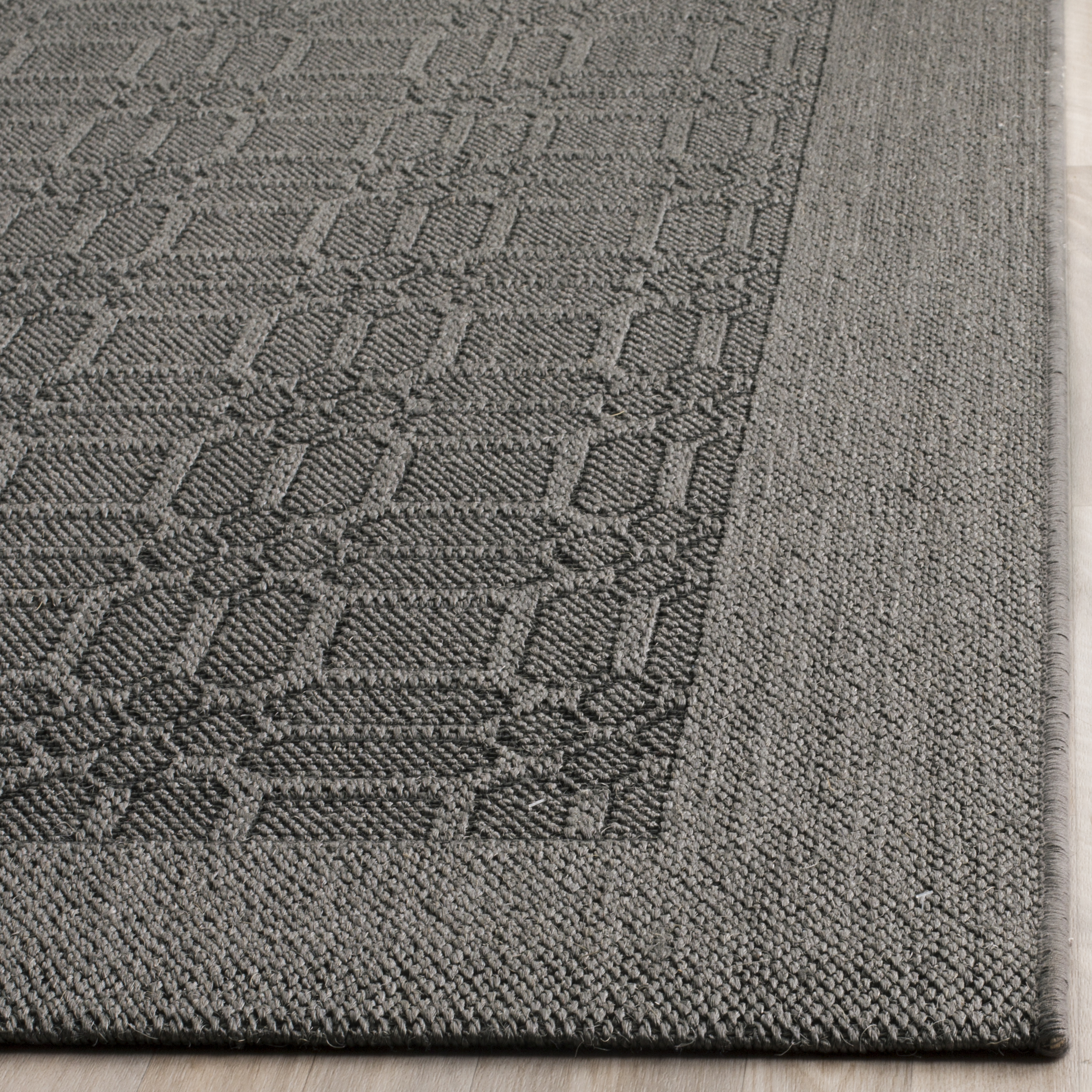 SAFAVIEH Palm Beach Laidley Geometric Area Rug, Ash, 8' x 10'