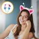 thumbnail image 5 of 5 diademas con orejas de animal: aros brillantes para el pelo para niñas, lindas orejas de gato, accesorios para disfraz de cosplay, fiestas de cumpleaños y Halloween., 5 of 6