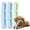 3pcs, variant on Bite & Brush Rubber Puppy Teething Chew Toy, BPA Free Stuffable Treat Dispensing Dental Brush Stick, Teeth Cleaning Stress Relief Toy for Small Medium Dogs