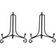 thumbnail image 1 of 2pcs Black Iron Easel Plate Display Holder Stand, 1 of 5