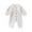 White, variant on Sngxgn Baby Bodysuits Long & Short-Sleeve(Coffee,60)