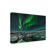 thumbnail image 2 of Hua Zhu 'Ice Lake' Canvas Art, 2 of 3