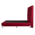 thumbnail image 3 of Box Base Cama Matrimonial + Cabecera Mary Rojo Dicasa  Red, 3 of 8