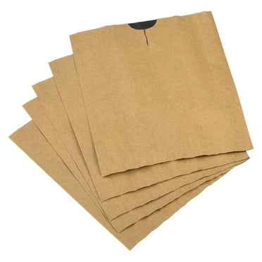 Uxcell Fruit Protection Bag 18x15cm Paper Rectangle Fruit Cover Bag Yellow/Black 100 Pack