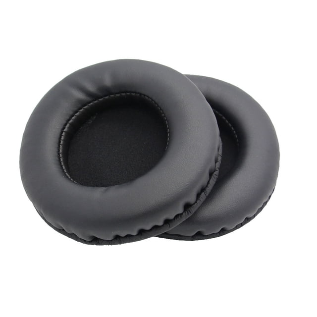 maskred Coussinets d'Oreille Ronds Style Simple Noir Manche en Maille Fine Remplacement pour Technics RP-DH1200 1Ensemble
