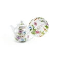 thumbnail image 2 of Grace Teaware Hibiscus Harmony Glass and Fine Porcelain Tea For One Set, 2 of 4