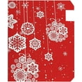 thumbnail image 4 of Coolnut Mailbox Covers, Magnetic Standard Size Christmas Snowflakes On Red Seasonal Mail Wraps for Home Outdoor Decor, 20.7"x18.03", 4 of 5
