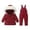Wine, variant on Hellosay Ski Suits for Kids Boys Girls Waterproof Windproof 2 Piece Snowsuit Jumpsuit and Jacket Snow Suit Winter Outdoor Overalls 6 Months-3T