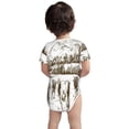 thumbnail image 3 of Yiaed Cows Grazing On The Meadow 2 Print Infant Climbing Short Sleeve Onesie One-Piece Baby Bodysuit Clothes 0-12 Months -6 Months, 3 of 6