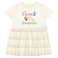 thumbnail image 3 of Inktastic I Love My Grandparents Girls Baby Dress, 3 of 5