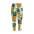 thumbnail image 5 of QATAINLAV Mother's Day Gifts! Womens Capri Pants Summer Fashion Hawaiian Tropical Print Yoga Capris Casual Knee Length Tight Cropped Leggings Multicolor L, 5 of 6
