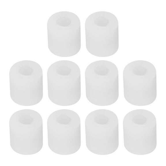 Uxcell Silicone Rubber Flat Washer, 0.79" OD x 0.31" ID x 0.79" Thickness, White 10Pcs