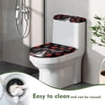 thumbnail image 4 of HELLHERO Dog Toilet Lid Cover Set of 2 Pcs Set Elastic Edge Toilet Lid Cover and Toilet Tank Lid Cover Reusable Toilet, 4 of 8