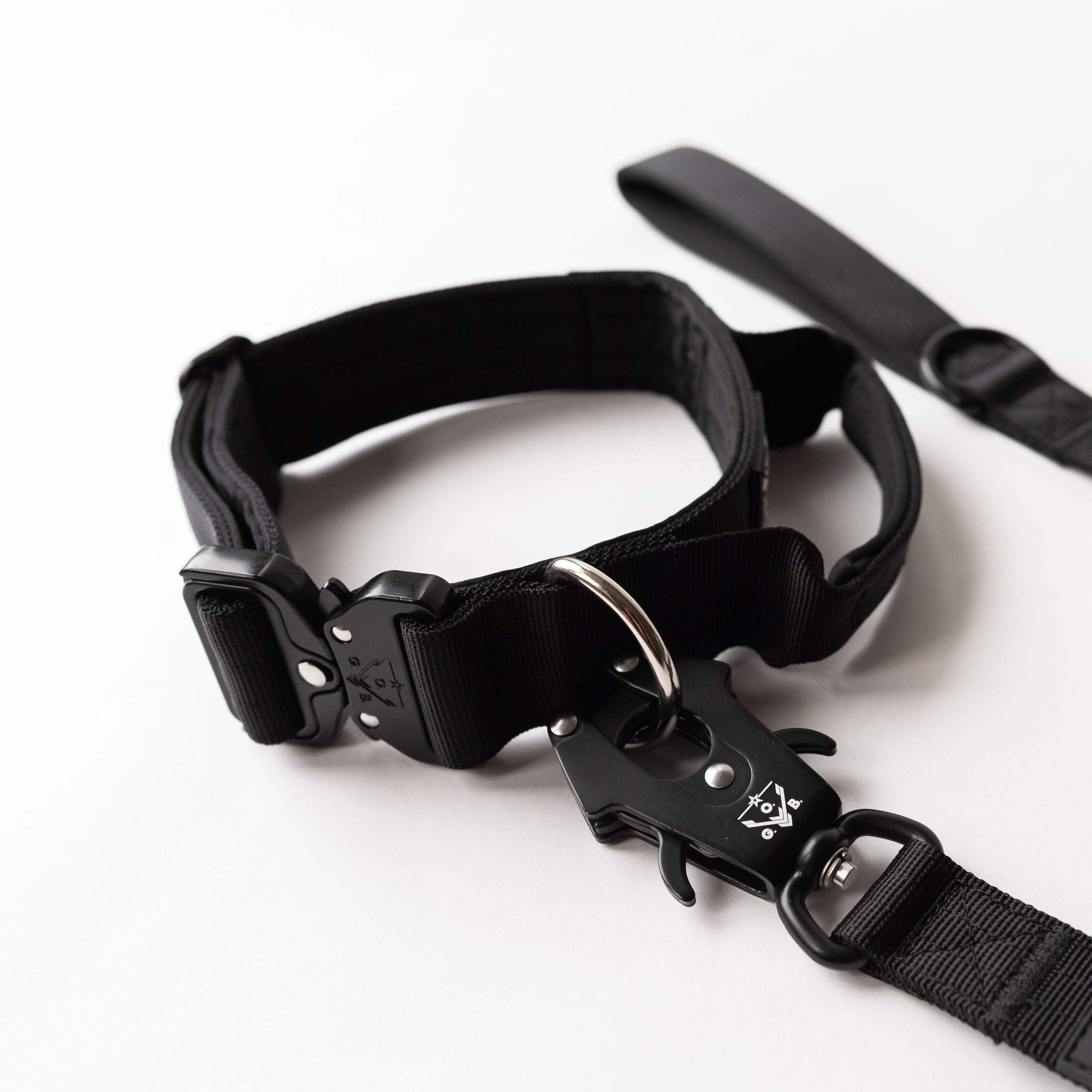 Operation Good Boy Tactical Dog Leash for Large and Medium Dogs, Nylon, Black