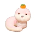 thumbnail image 2 of Serpiente de peluche, juguete de peluche de serpiente, adorable decoración para el hogar, animal de peluche de serpiente cálido para niños, niñas y rosa, 2 of 8