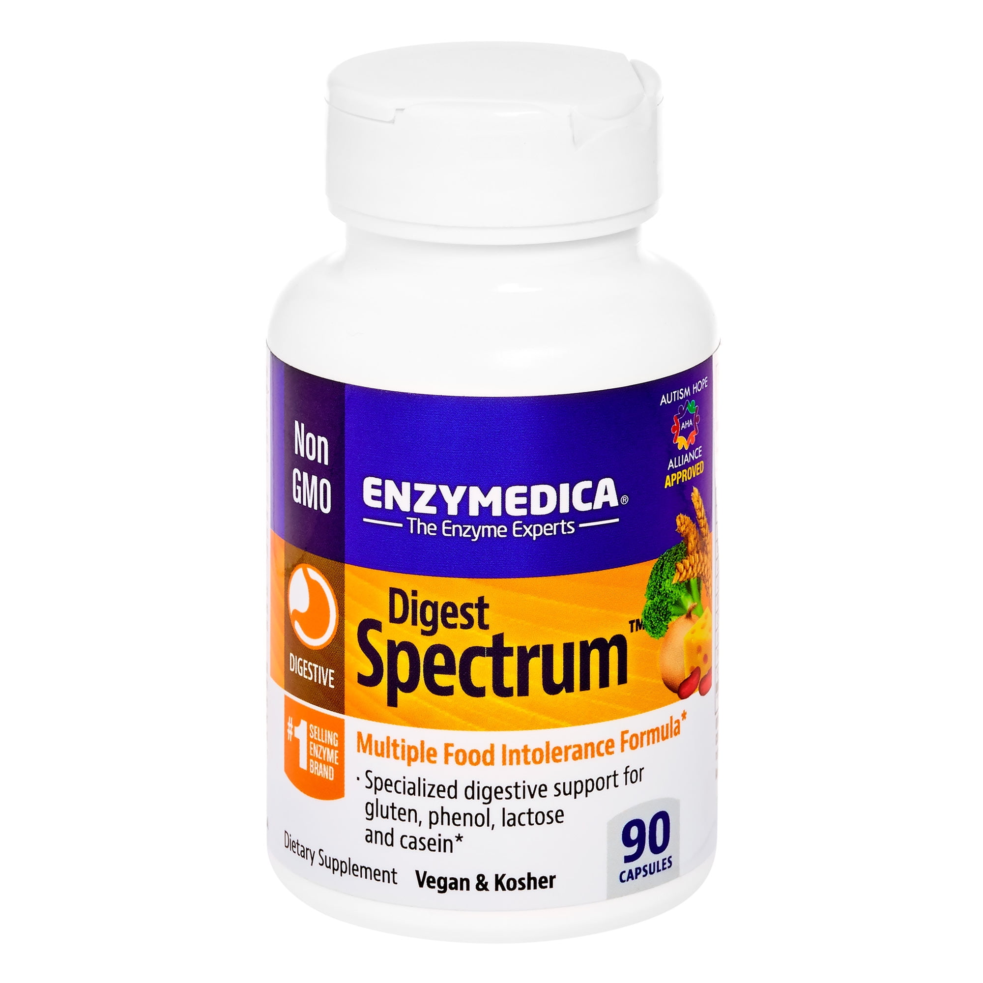 Enzymedica, Digest Spectrum, Dietary Supplement to Support Digestive