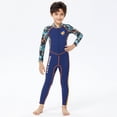 thumbnail image 2 of Naiovety Trajes de neopreno de 2,5 MM, traje de buceo térmico para niños, traje de baño de una pieza para niños y niñas, traje de baño de cuerpo Deportes acuáticos azul marino XXL, 2 of 6
