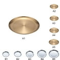 thumbnail image 6 of Round Decorative Tray for Modern Home Stainless Steel Serving Tray for Vanity Organizer Perfume Coffee Table Kitchen and Bathroom, 6 of 6