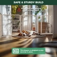 thumbnail image 6 of FXW Homeplus Unleashed Indoor Dog Playpen - Stress-Free and Safe Play, Heavy Duty 32 Inch 12 Panels Dog Pen for Small and Medium Dogs, White│Patented, 6 of 6