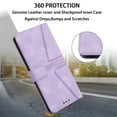 thumbnail image 7 of Allytechgroup for iPhone 13 Wallet Phone Case with Lanyard, PU Leather Phone Case with Credit Card Slot for Women Girls Shockproof Proyective Back Cover for Apple iPhone 13, Purple, 7 of 7