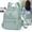 1-Black, variant on Faraee Laptop Backpack Purse for Women Leather Mini Bookbag Work Travel Top Handle Satchel Beige